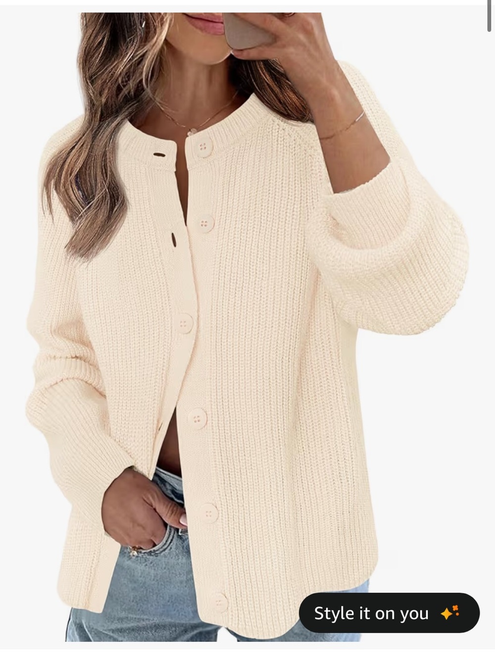 Cream Cardigan
